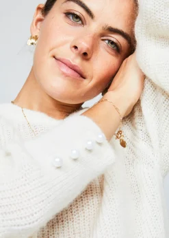 Online MARIE SIXTINE BRACELET COEUR EN LAITON GOLD