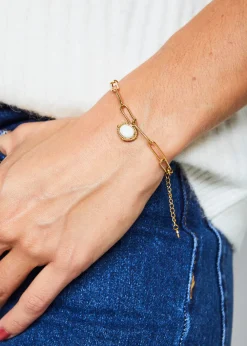 Discount MARIE SIXTINE BRACELET MEDAILLON NACRE