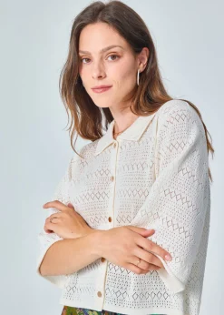 Fashion MARIE SIXTINE CARDIGAN AJOURE BASMA JASMINE