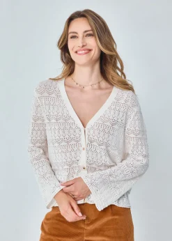 Store MARIE SIXTINE CARDIGAN AJOURE JANETO JASMINE