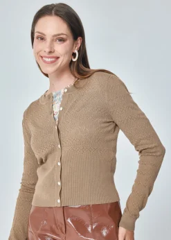 Discount MARIE SIXTINE CARDIGAN ANGELINOU BOULEAU