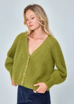 Online MARIE SIXTINE CARDIGAN SAFFY FOUGERE