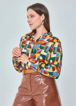 Store MARIE SIXTINE CHEMISE FLUIDE ASATI PATCHWORK