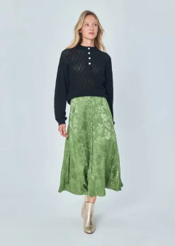 Shop MARIE SIXTINE JUPE LONGUE SALMA NENUPHAR