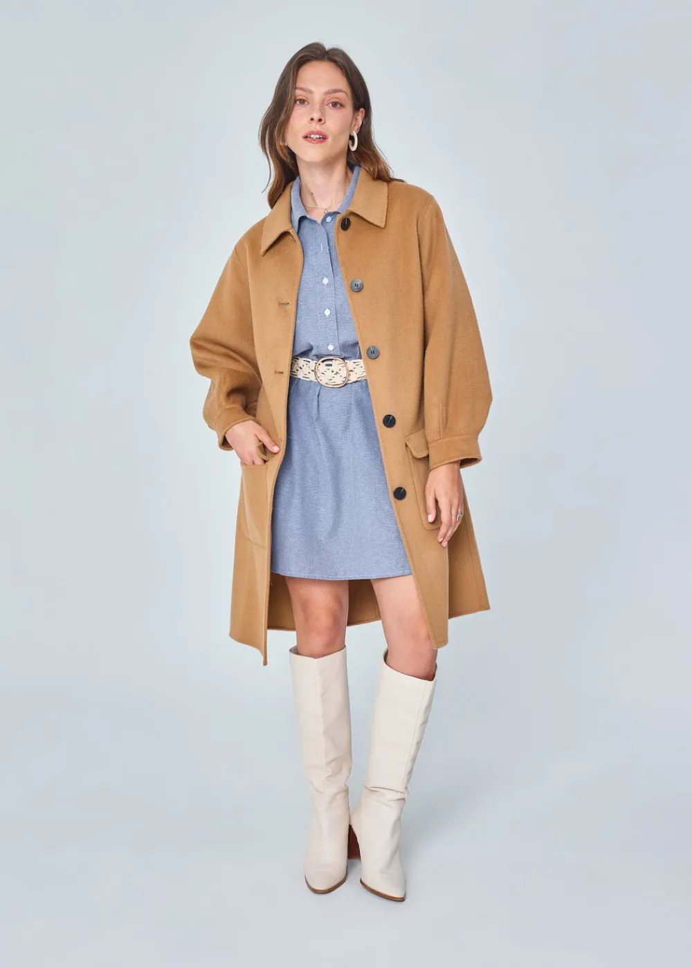 Cheap MARIE SIXTINE MANTEAU GERMAINE CAMEL