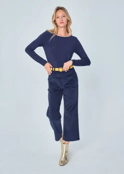 Best Sale MARIE SIXTINE PANTALON EN VELOURS COTELE GESSY SAILOR
