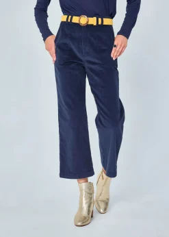 Best Sale MARIE SIXTINE PANTALON EN VELOURS COTELE GESSY SAILOR