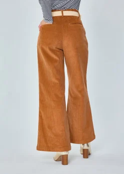 Sale MARIE SIXTINE PANTALON VELOURS COTELE BETHANY PECAN