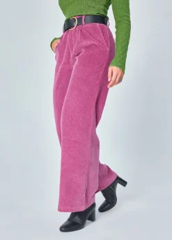 Best Sale MARIE SIXTINE PANTALON VELOURS COTELE BETHANY TULIPE