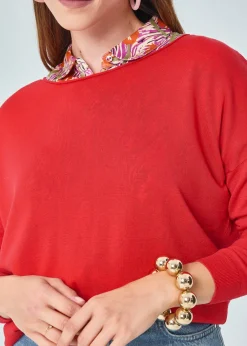 New MARIE SIXTINE PULL BLEUET FEVER