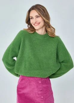 New MARIE SIXTINE PULL EXTRA DOUX MOHAIR PUMPKIN NENUPHAR