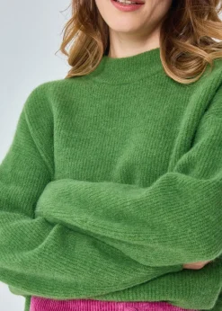New MARIE SIXTINE PULL EXTRA DOUX MOHAIR PUMPKIN NENUPHAR