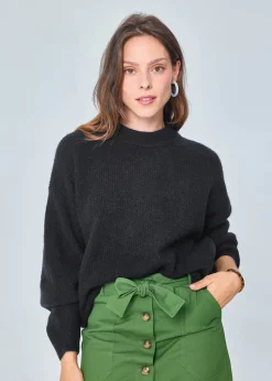 Cheap MARIE SIXTINE PULL EXTRA DOUX MOHAIR PUMPKIN CHARBON