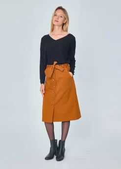 Shop MARIE SIXTINE PULL INES CHARBON