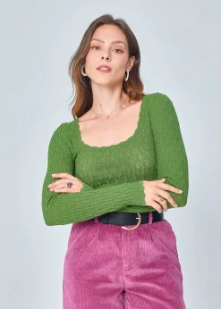 New MARIE SIXTINE PULL MERINOS ADELOU NENUPHAR