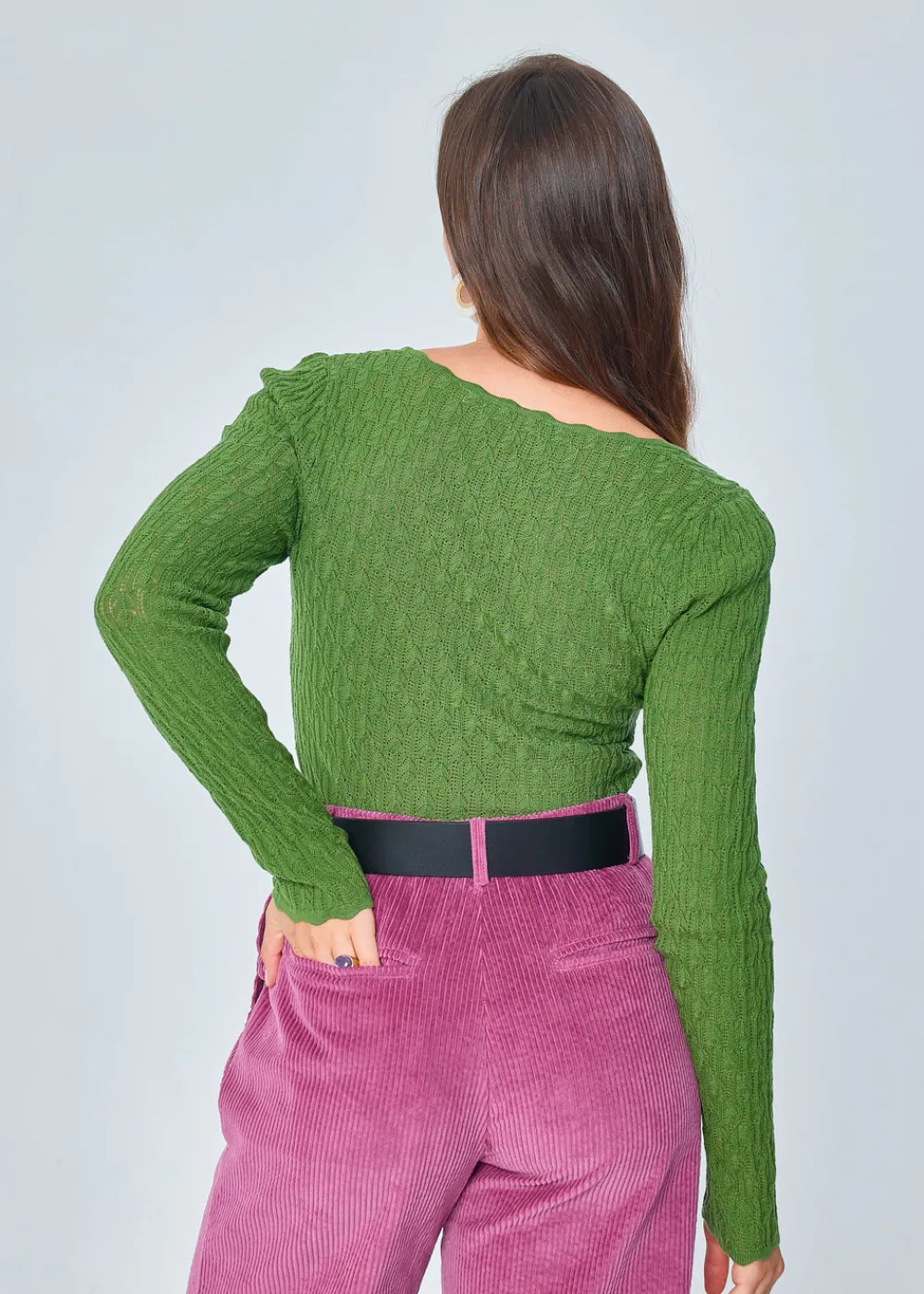 New MARIE SIXTINE PULL MERINOS ADELOU NENUPHAR