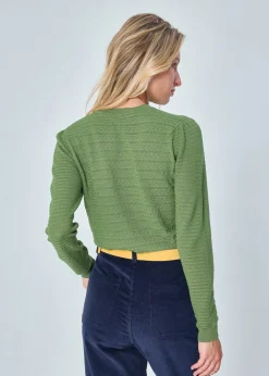 Cheap MARIE SIXTINE PULL MERINOS AJOURE DANAE NENUPHAR