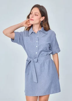 Discount MARIE SIXTINE ROBE COURTE COTON WINA