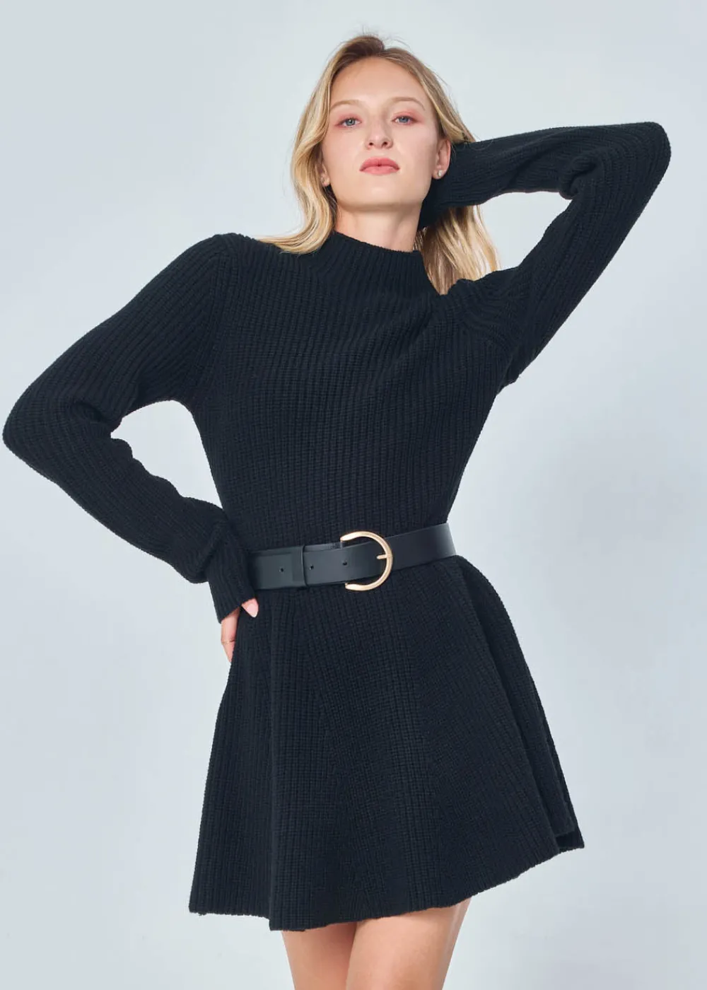 Shop MARIE SIXTINE ROBE EN MAILLE SARA CHARBON