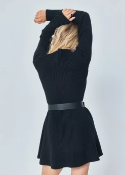 Shop MARIE SIXTINE ROBE EN MAILLE SARA CHARBON