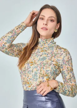 New MARIE SIXTINE T-SHIRT IMPRIME MANCHES LONGUES FERNANDA BOSQUET