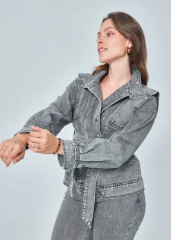 Clearance MARIE SIXTINE VESTE KILI DENIMGREY