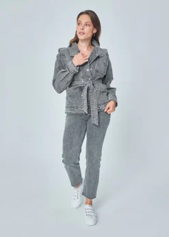 Clearance MARIE SIXTINE VESTE KILI DENIMGREY